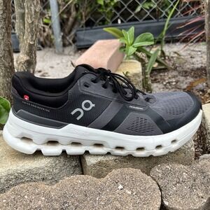 On Cloud - ON Cloudrunner 2 Sneakers - Black/Gray Women's Size 9.5